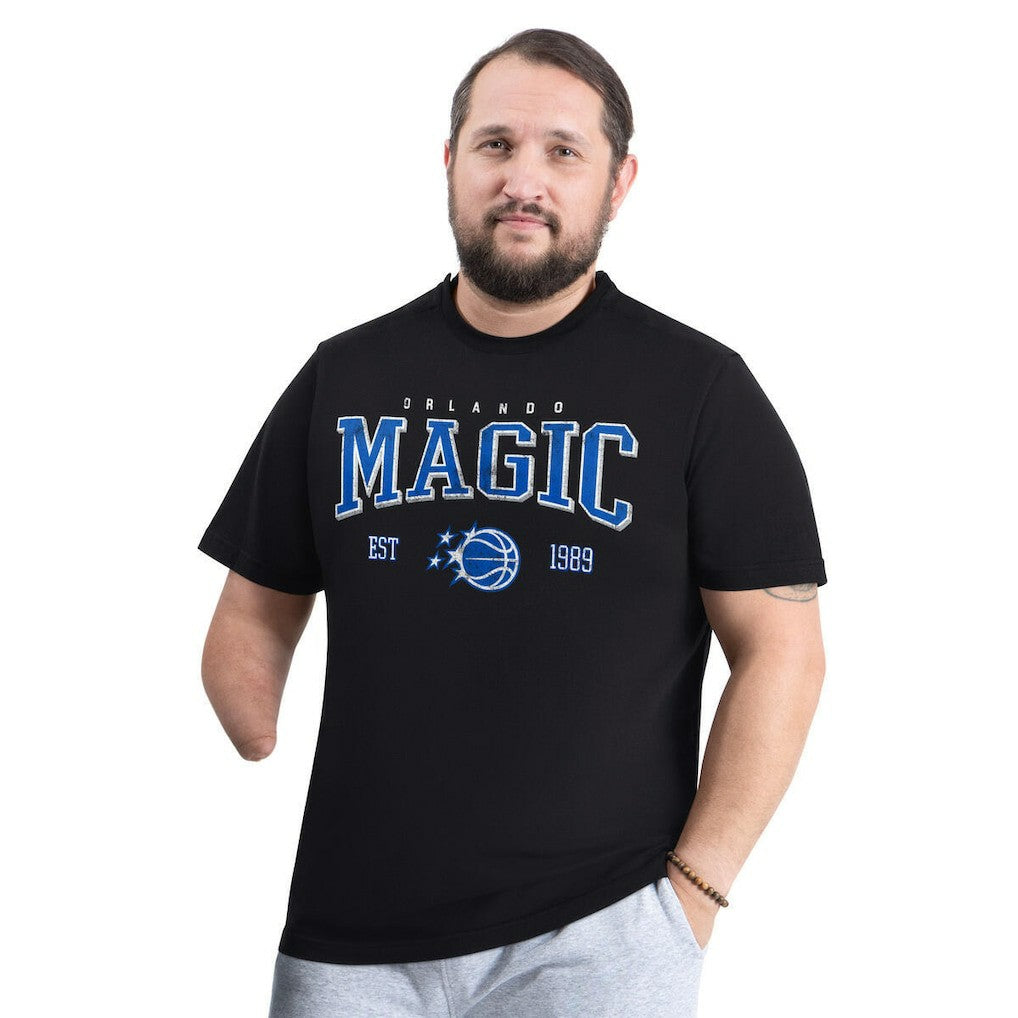 Black Orlando Magic G-III Sports by Carl Banks Adaptive Classic Team Spirit Short Sleeve T-Shirt | NBA