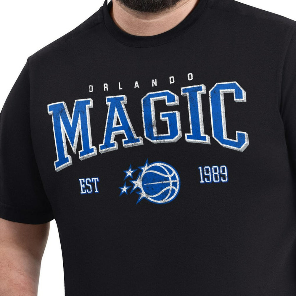 Black Orlando Magic G-III Sports by Carl Banks Adaptive Classic Team Spirit Short Sleeve T-Shirt | NBA