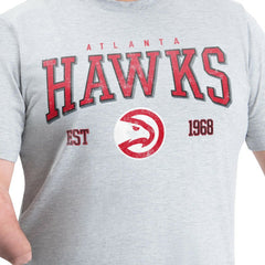 Gray Atlanta Hawks G-III Sports by Carl Banks Adaptive Classic Team Spirit Short Sleeve T-Shirt | NBA