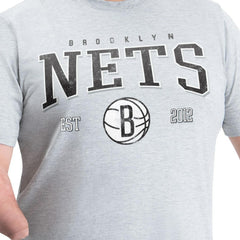 Gray Brooklyn Nets G-III Sports by Carl Banks Adaptive Classic Team Spirit Short Sleeve T-Shirt | NBA
