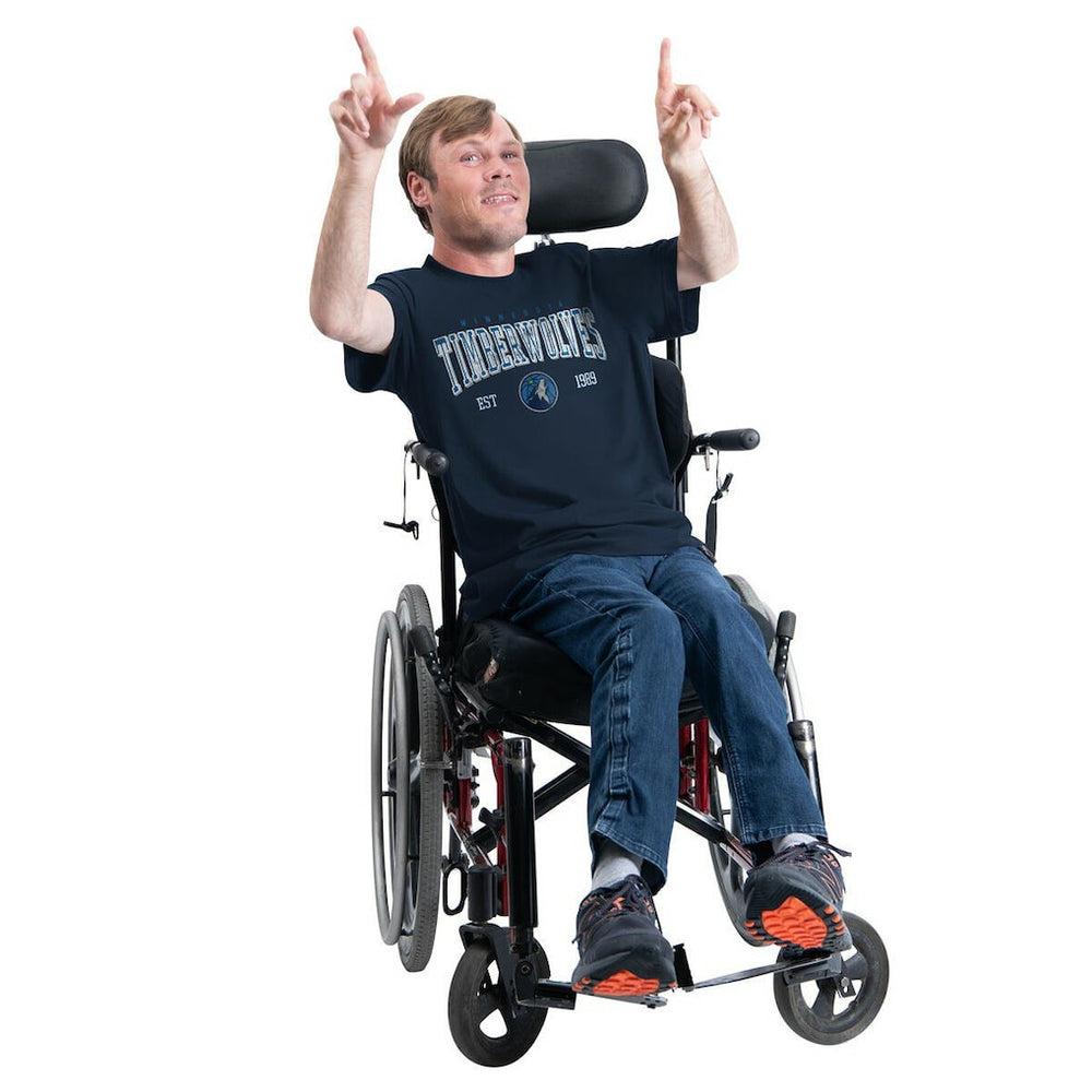 Navy Minnesota Timberwolves G-III Sports by Carl Banks Adaptive Classic Team Spirit Short Sleeve T-Shirt | NBA