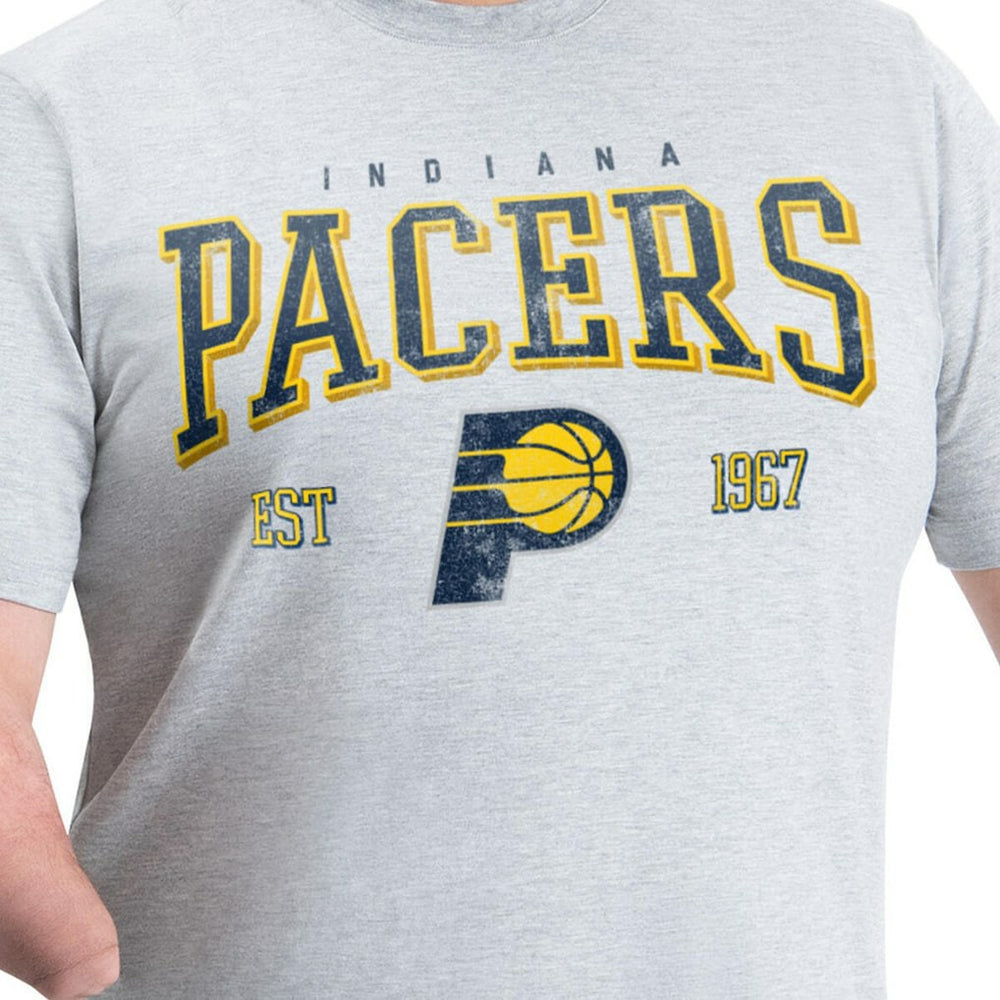Gray Indiana Pacers G-III Sports by Carl Banks Adaptive Classic Team Spirit Short Sleeve T-Shirt | NBA