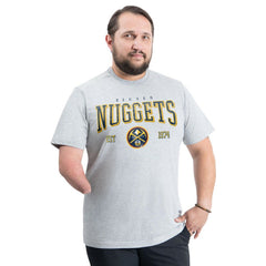 Gray Denver Nuggets G-III Sports by Carl Banks Adaptive Classic Team Spirit Short Sleeve T-Shirt sale | NBA