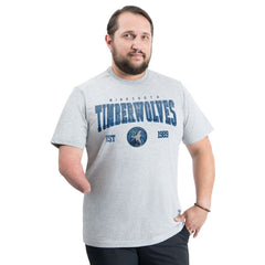 Gray Minnesota Timberwolves G-III Sports by Carl Banks Adaptive Classic Team Spirit Short Sleeve T-Shirt | NBA