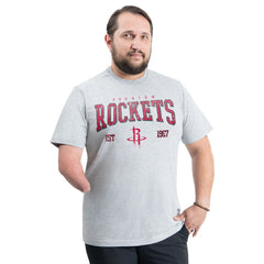 Gray Houston Rockets G-III Sports by Carl Banks Adaptive Classic Team Spirit Short Sleeve T-Shirt | NBA