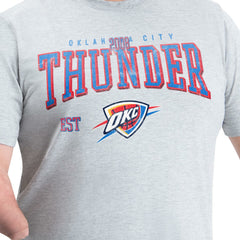 Gray Oklahoma City Thunder G-III Sports by Carl Banks Adaptive Classic Team Spirit Short Sleeve T-Shirt | NBA