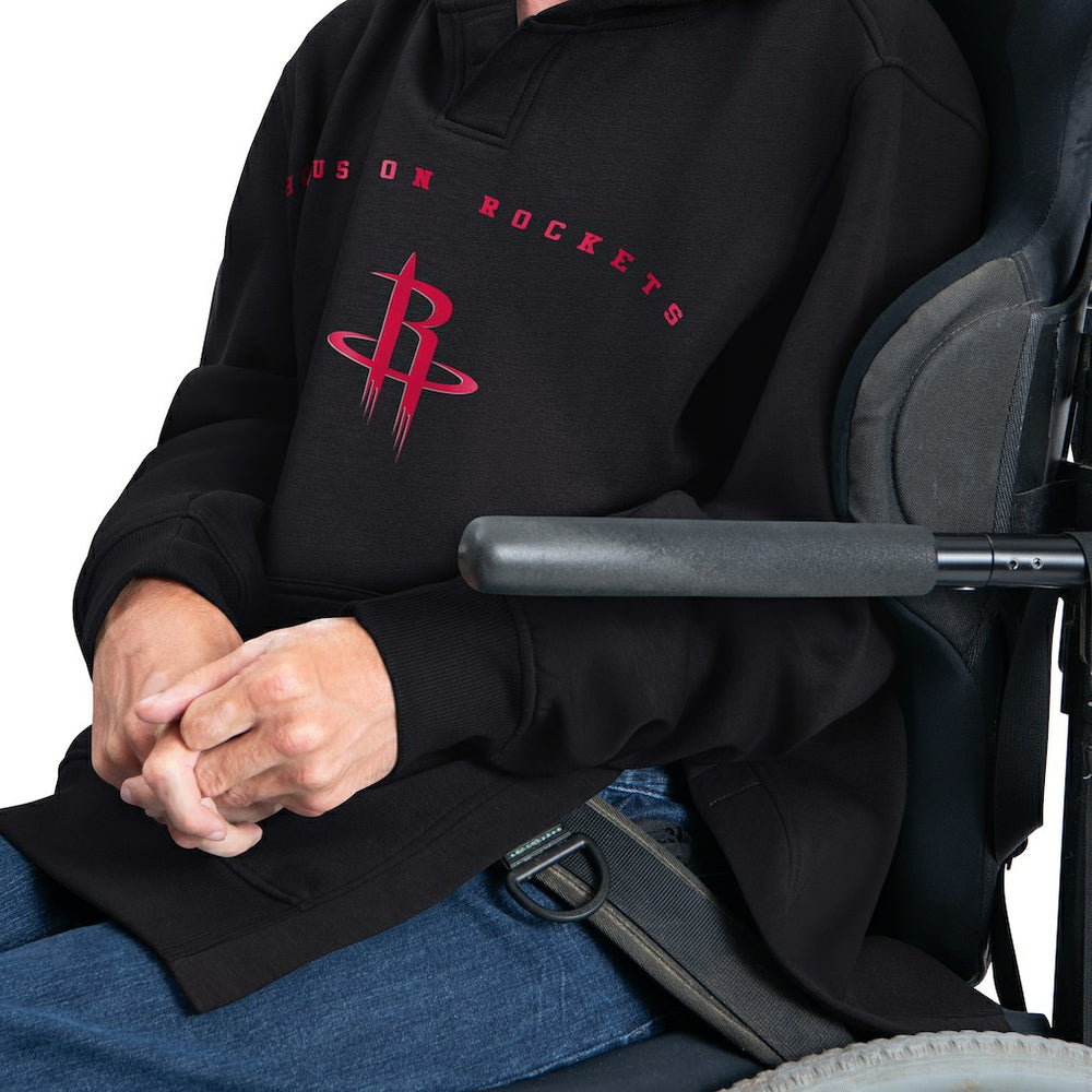Black Houston Rockets G-III Sports by Carl Banks Adaptive Team Arc Fleece Hoodie sale | NBA