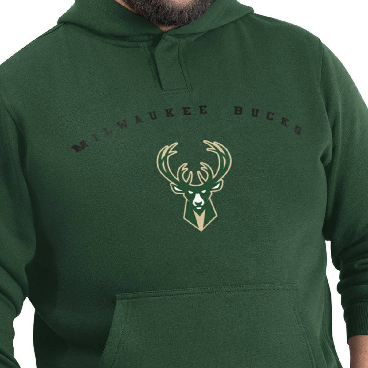 Green Milwaukee Bucks G-III Sports by Carl Banks Adaptive Team Arc Fleece Hoodie | NBA