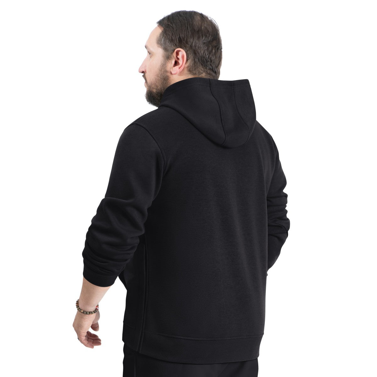 Black Milwaukee Bucks G-III Sports by Carl Banks Adaptive Team Arc Fleece Hoodie | NBA