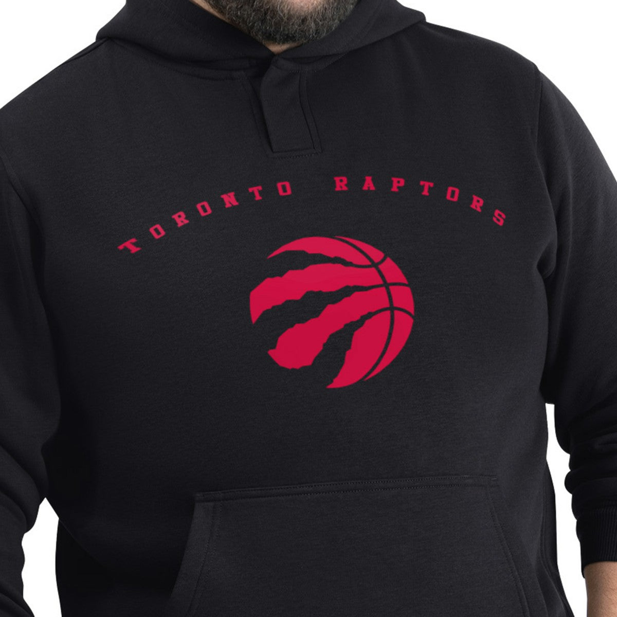Black Toronto Raptors G-III Sports by Carl Banks Adaptive Team Arc Fleece Hoodie | NBA