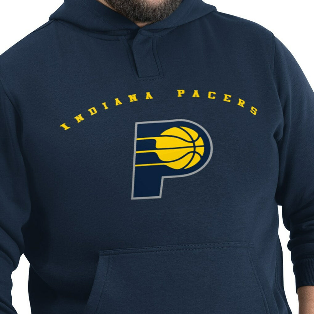Navy Indiana Pacers G-III Sports by Carl Banks Adaptive Team Arc Fleece Hoodie | NBA
