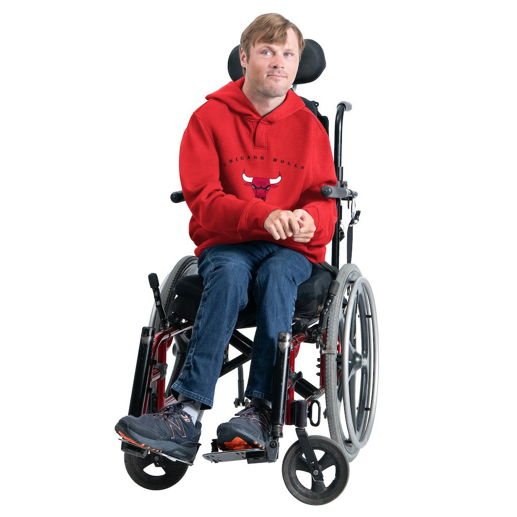 Red Chicago Bulls G-III Sports by Carl Banks Adaptive Team Arc Fleece Hoodie sale | NBA