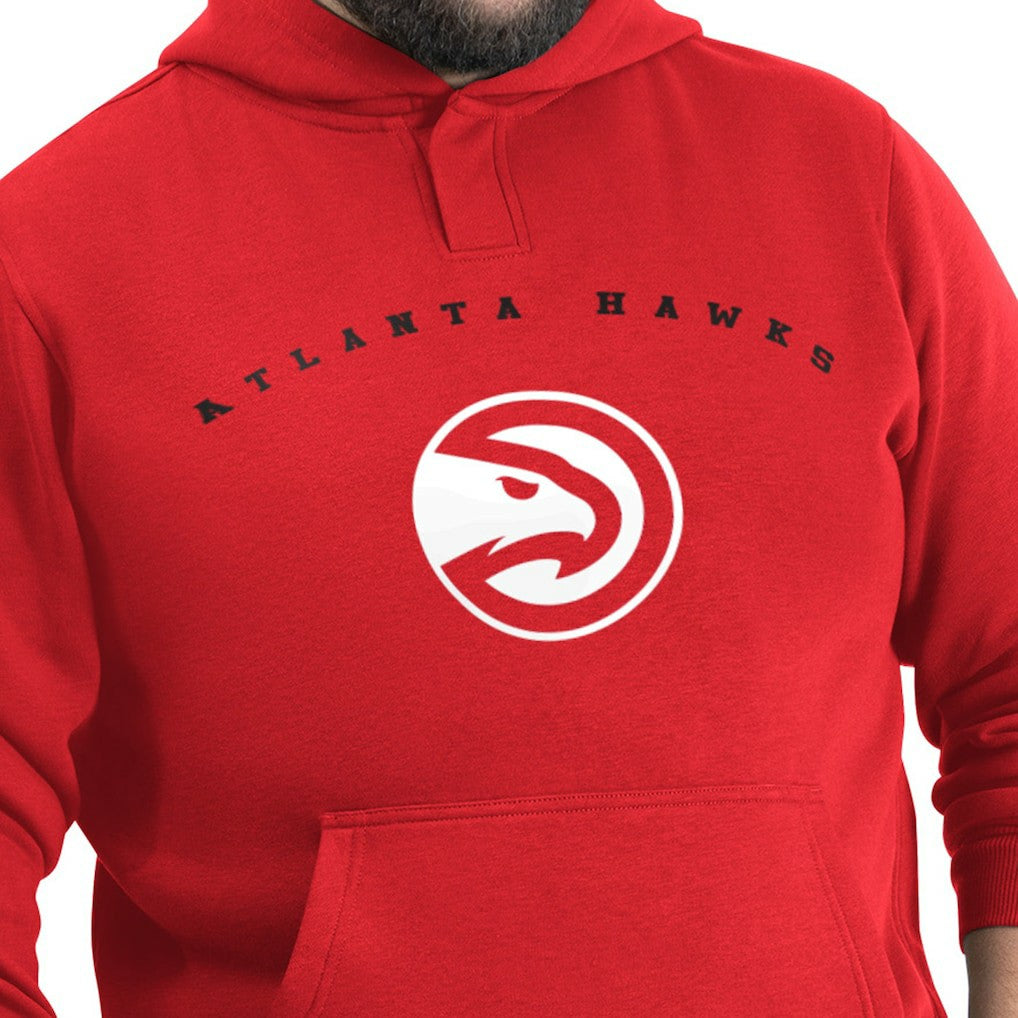 Red Atlanta Hawks G-III Sports by Carl Banks Adaptive Team Arc Fleece Hoodie | NBA