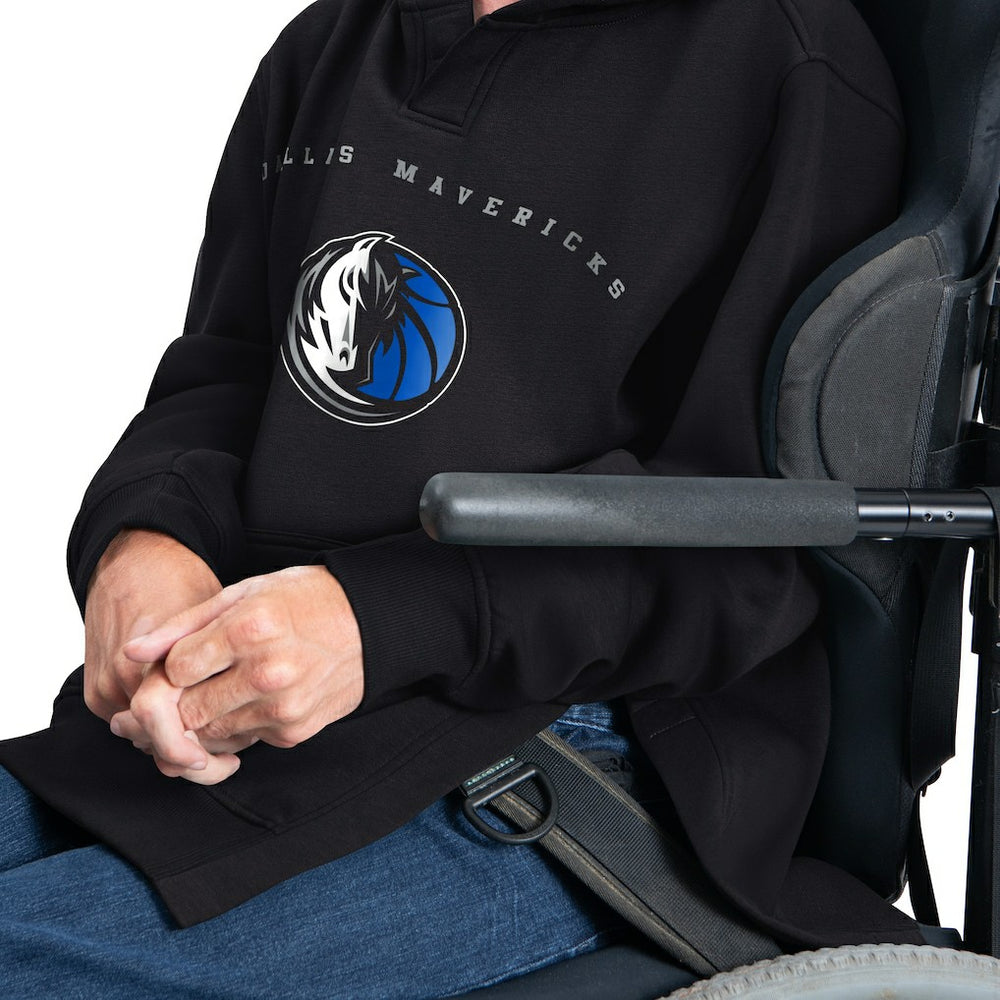 Black Dallas Mavericks G-III Sports by Carl Banks Adaptive Team Arc Fleece Hoodie sale | NBA