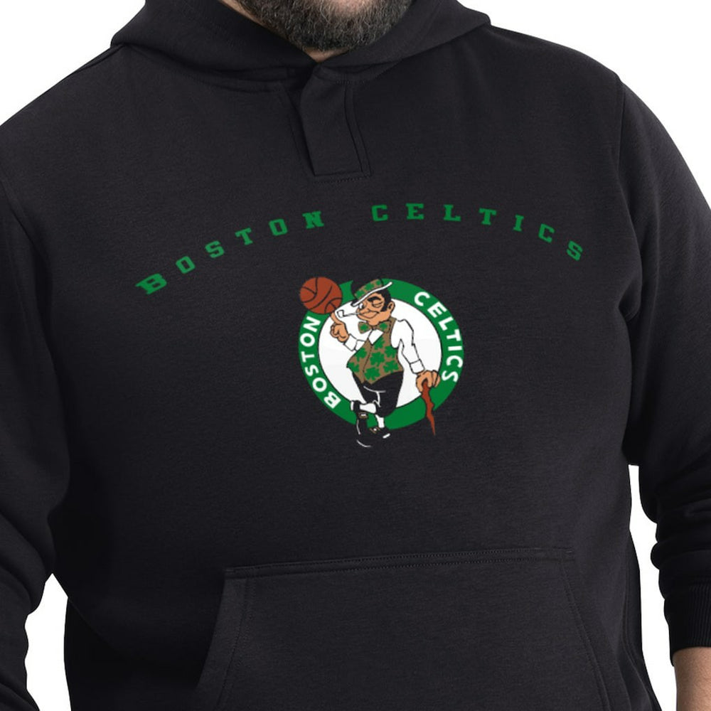Black Boston Celtics G-III Sports by Carl Banks Adaptive Team Arc Fleece Hoodie | NBA