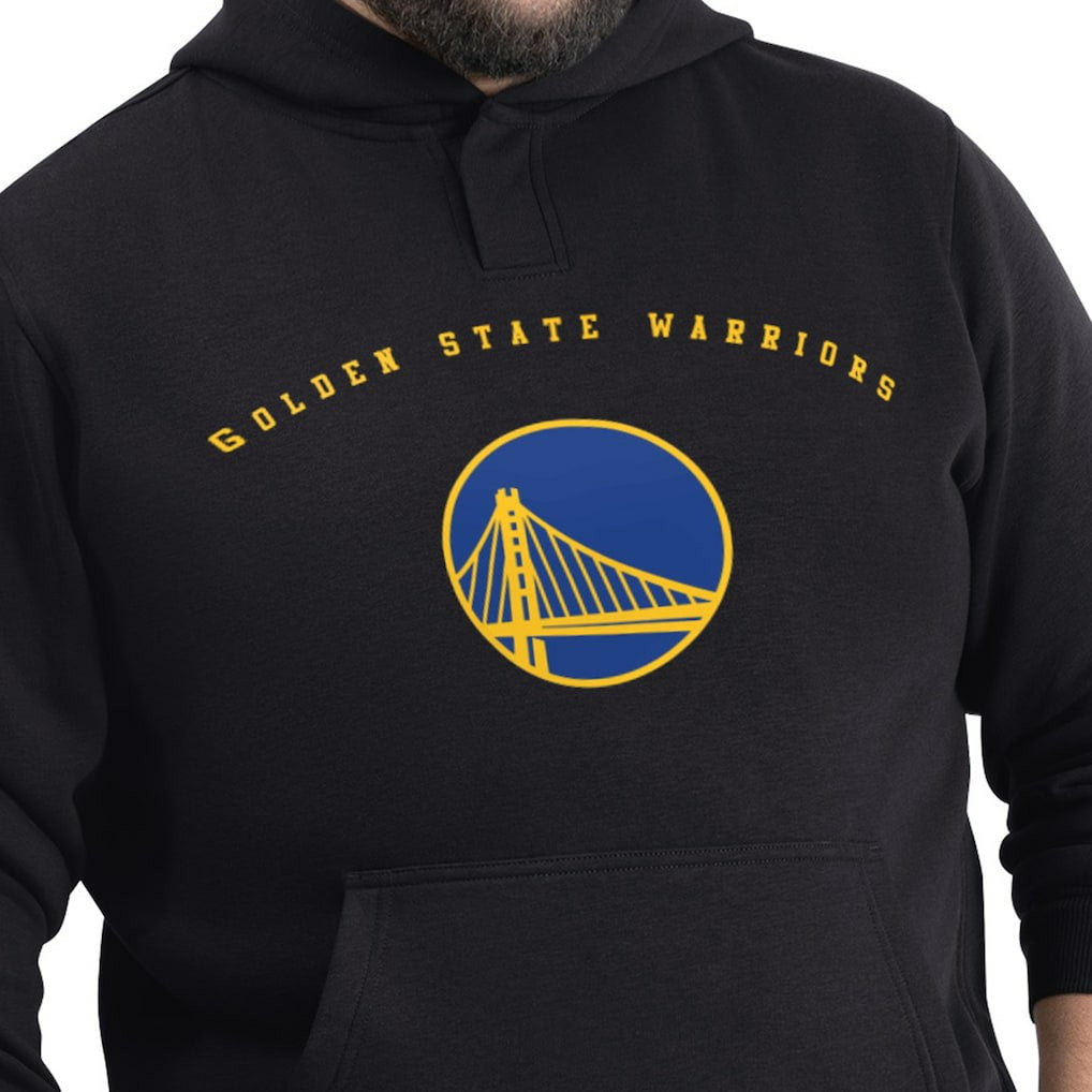 Black Golden State Warriors G-III Sports by Carl Banks Adaptive Team Arc Fleece Hoodie sale | NBA