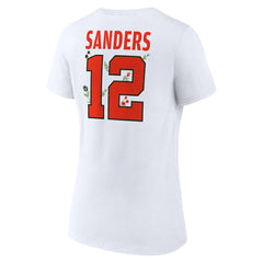 Cleveland Browns Shedeur Sanders  Women's Floral Name & Number V-Neck T-Shirt | NFL On sale