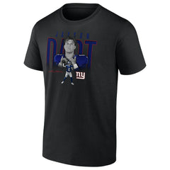 New York Giants Jaxson Dart  Humble Shadow Player Graphic T-Shirt | NFL US