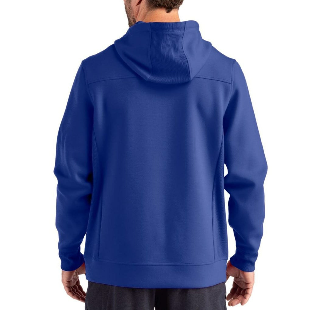 Buffalo Bills Cutter & Buck Roam Eco Half-Zip Recycled Pullover Hoodie | NFL Hot