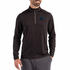 Carolina Panthers Cutter & Buck Coastline Epic Comfort Recycled Quarter-Zip Pullover | NFL Hot