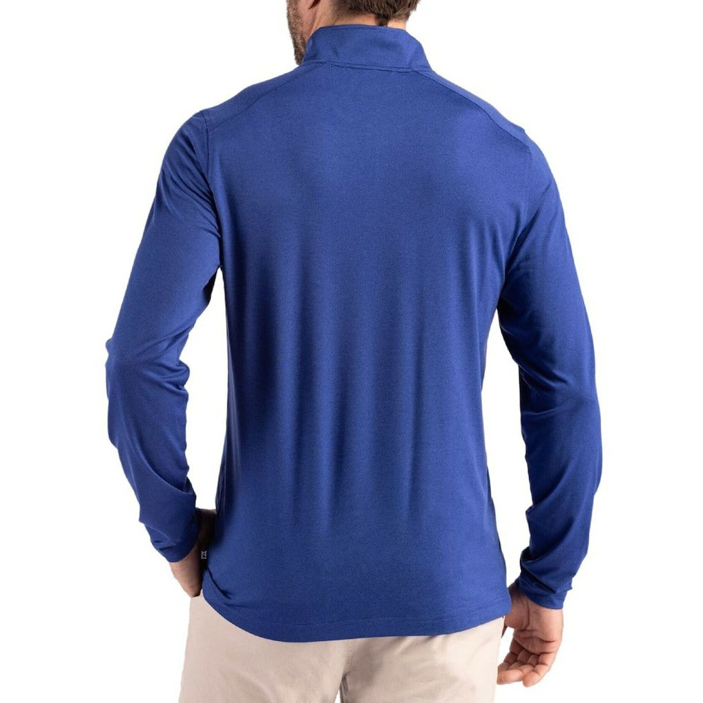 Indianapolis Colts Cutter & Buck Coastline Epic Comfort Recycled Quarter-Zip Pullover | NFL Sale