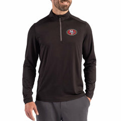 San Francisco 49ers Cutter & Buck Coastline Epic Comfort Recycled Quarter-Zip Pullover | NFL New