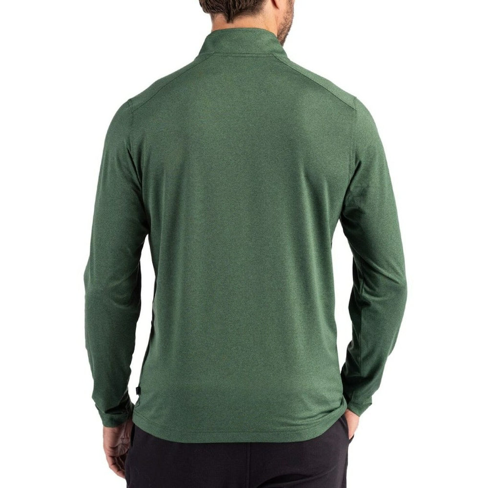 New York Jets Cutter & Buck Coastline Epic Comfort Recycled Quarter-Zip Pullover | NFL New