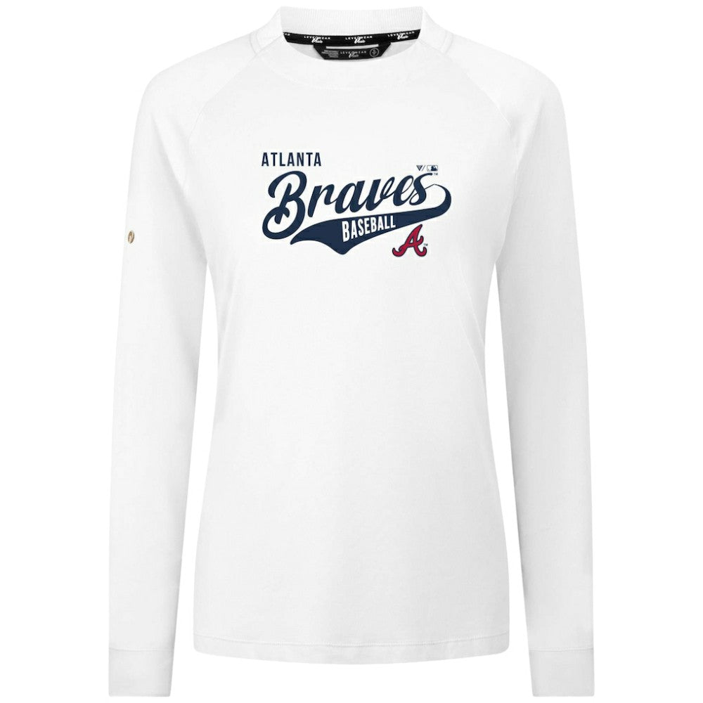 Atlanta Braves Levelwear Women's Slender Glide T-Shirt - MLB T-shirts