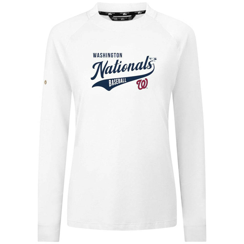 Washington Nationals Levelwear Women's Slender Glide T-Shirt - MLB T-shirts