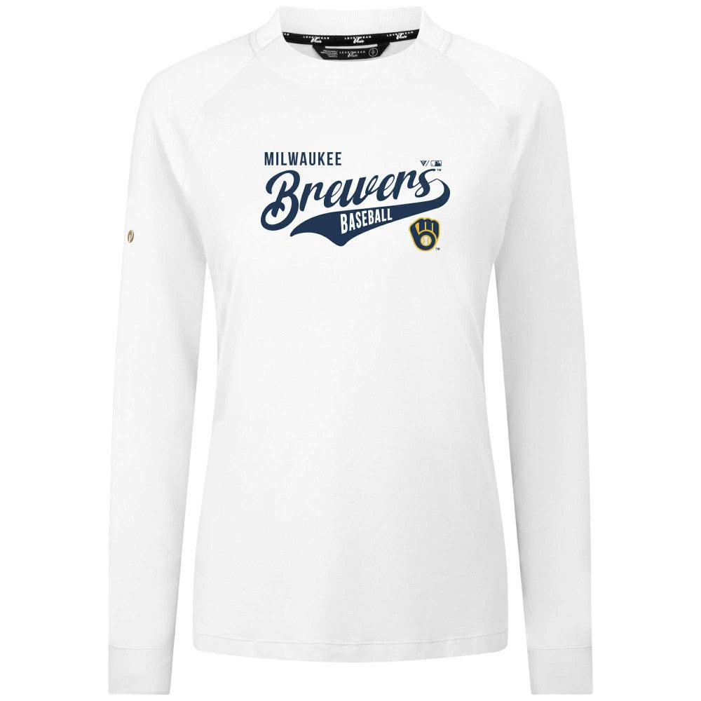 Milwaukee Brewers Levelwear Women's Slender Glide T-Shirt - MLB T-shirts