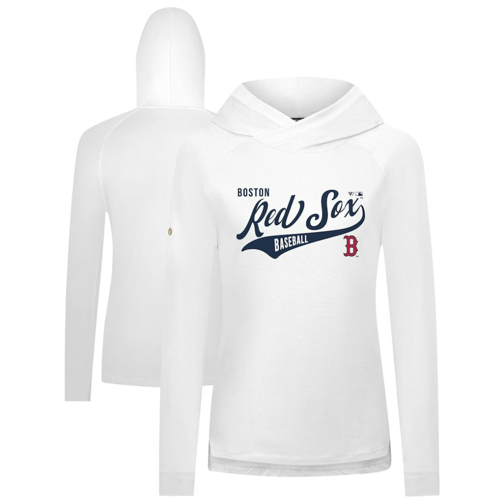 Boston Red Sox Levelwear Women's Slender Glide Raglan Hoodie - MLB Hoodies