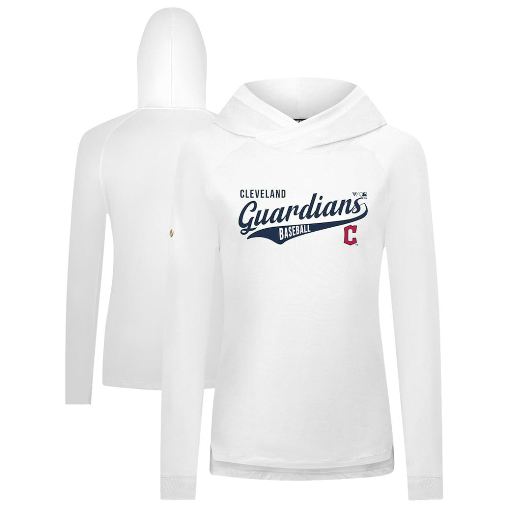 Cleveland Guardians Levelwear Women's Slender Glide Raglan Hoodie - MLB Hoodies