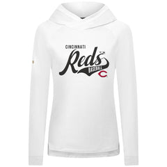 Cincinnati Reds Levelwear Women's Slender Glide Raglan Hoodie - MLB Hoodies