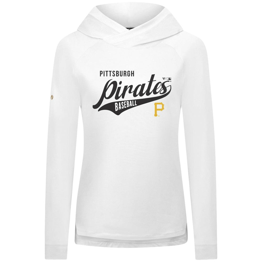 Pittsburgh Pirates Levelwear Women's Slender Glide Raglan Hoodie - MLB Hoodies