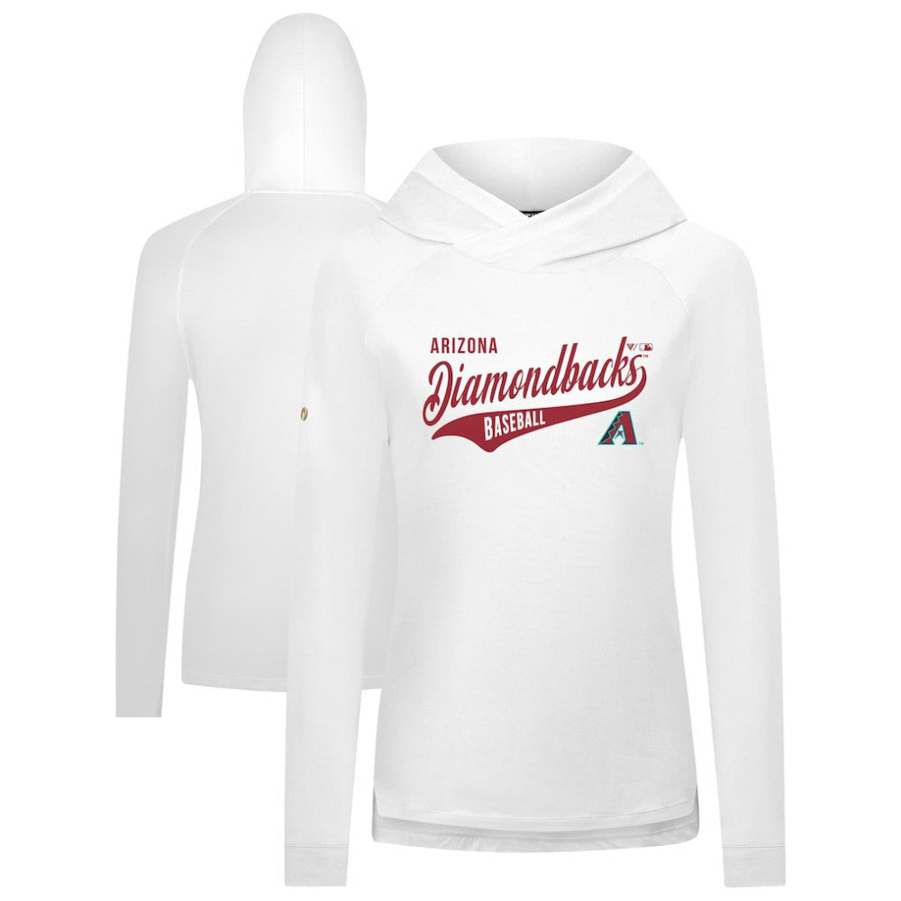Arizona Diamondbacks Levelwear Women's Slender Glide Raglan Hoodie - MLB Hoodies