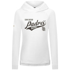 San Diego Padres Levelwear Women's Slender Glide Raglan Hoodie - MLB Hoodies