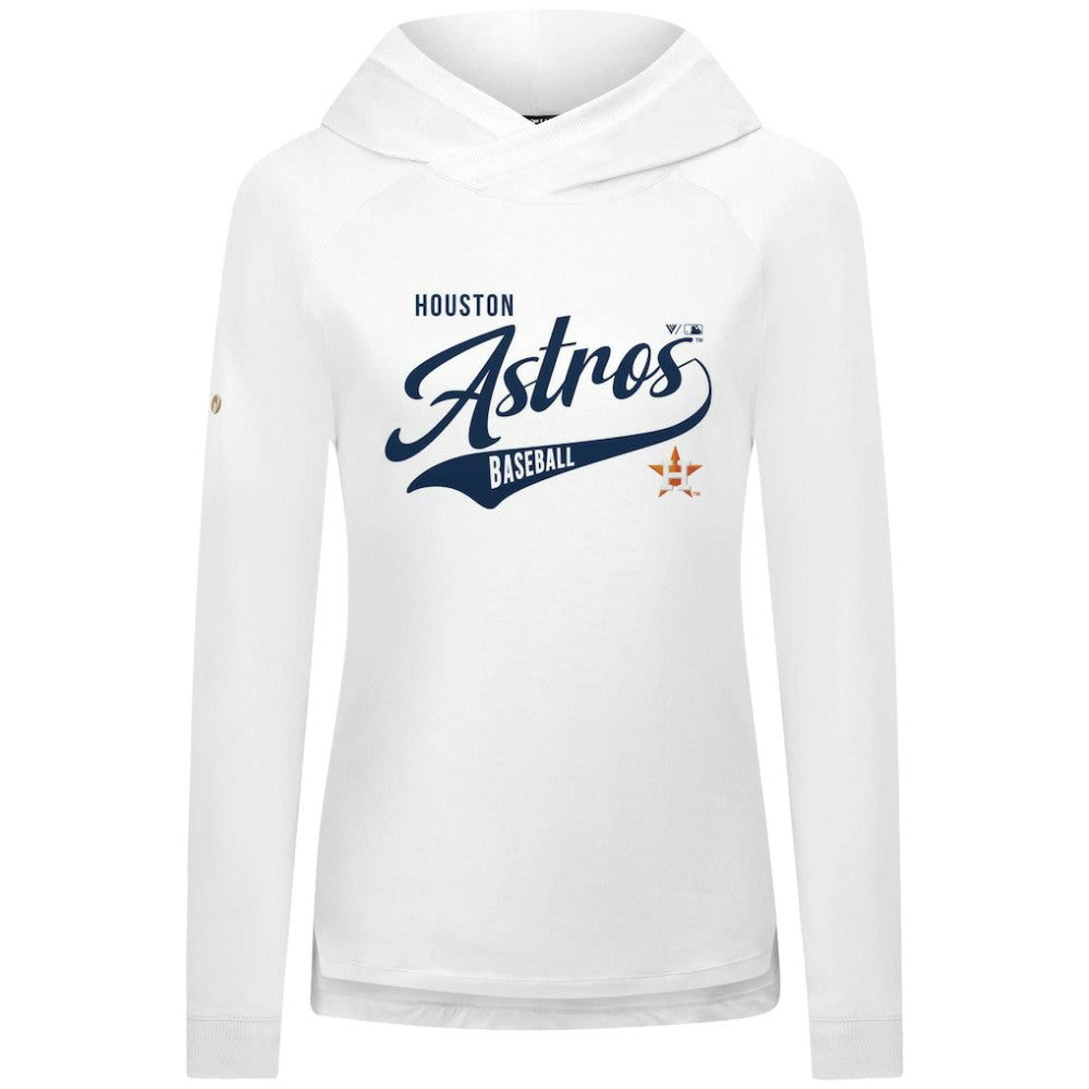 Houston Astros Levelwear Women's Slender Glide Raglan Hoodie - MLB Hoodies