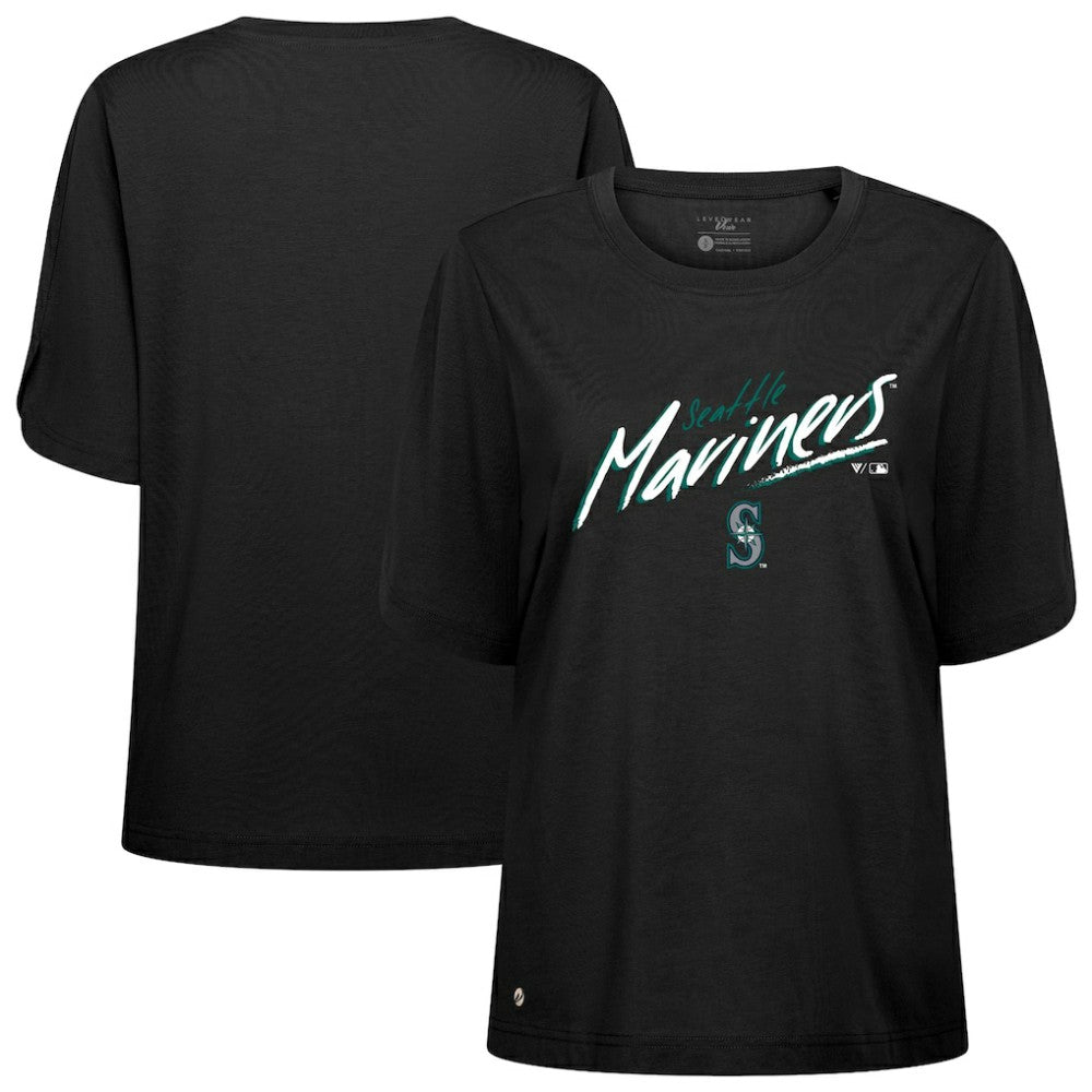 Seattle Mariners Levelwear Women's Bloom Sizzle T-Shirt - MLB T-shirts