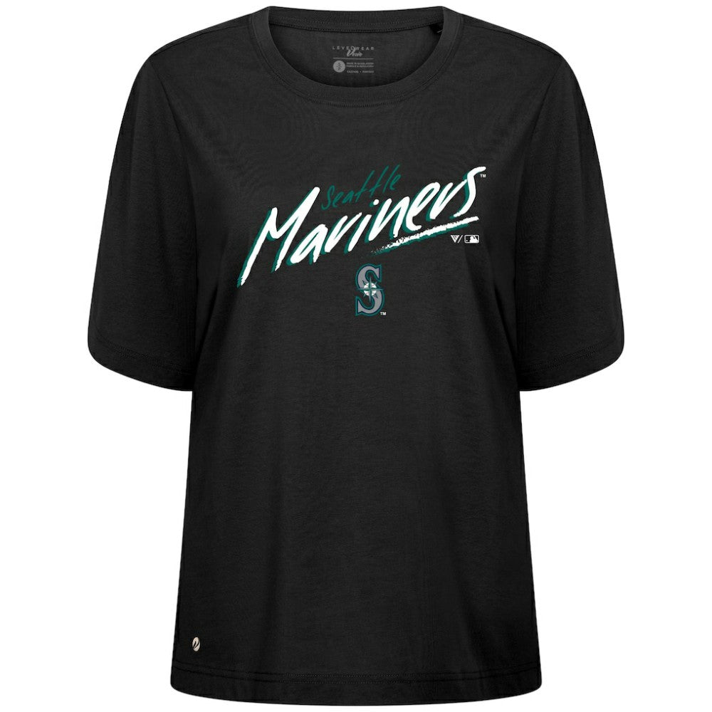 Seattle Mariners Levelwear Women's Bloom Sizzle T-Shirt - MLB T-shirts