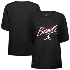 Atlanta Braves Levelwear Women's Bloom Sizzle T-Shirt - MLB T-shirts