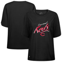 Cincinnati Reds Levelwear Women's Bloom Sizzle T-Shirt - MLB T-shirts