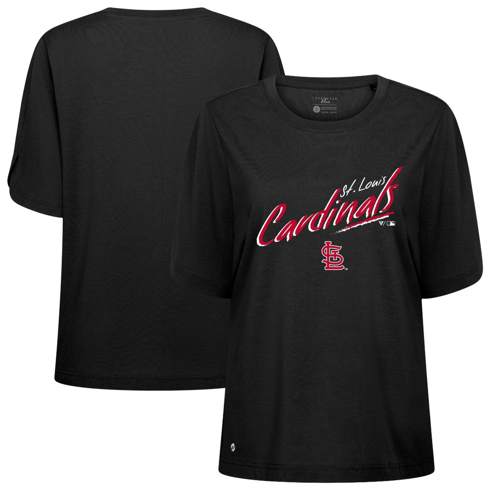 St. Louis Cardinals Levelwear Women's Bloom Sizzle T-Shirt - MLB T-shirts