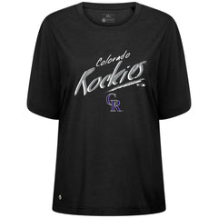 Colorado Rockies Levelwear Women's Bloom Sizzle T-Shirt - MLB T-shirts
