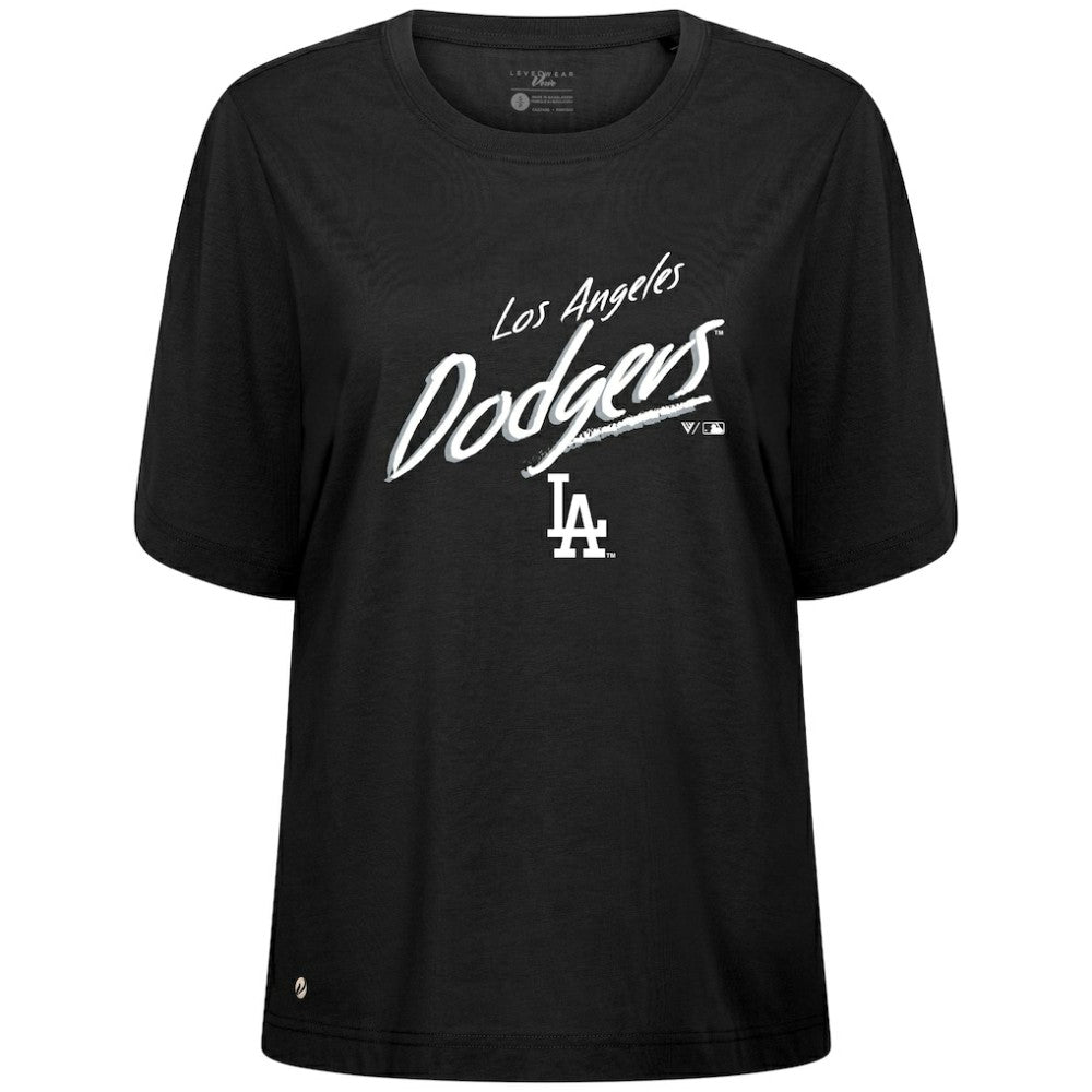 Los Angeles Dodgers Levelwear Women's Bloom Sizzle T-Shirt - MLB T-shirts