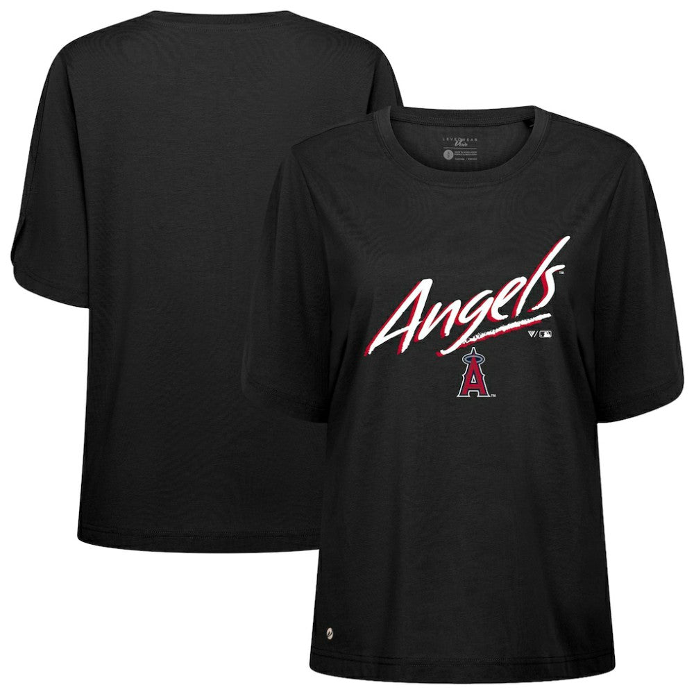 Los Angeles Angels Levelwear Women's Bloom Sizzle T-Shirt - MLB T-shirts