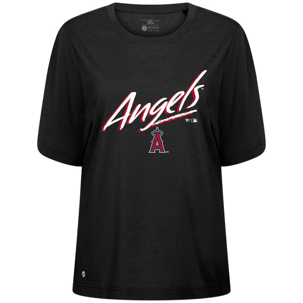 Los Angeles Angels Levelwear Women's Bloom Sizzle T-Shirt - MLB T-shirts
