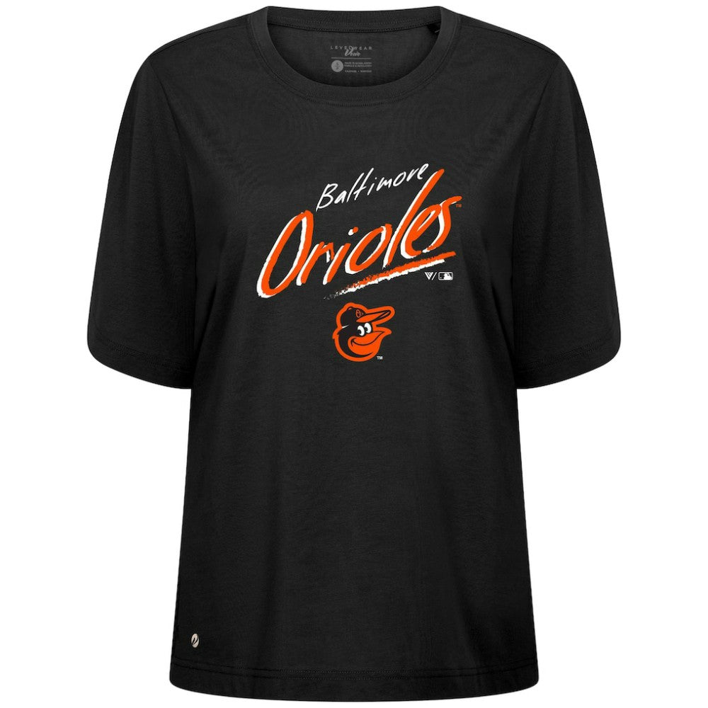 Baltimore Orioles Levelwear Women's Bloom Sizzle T-Shirt - MLB T-shirts