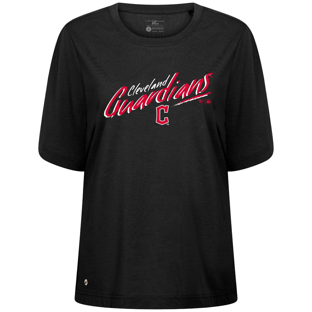 Cleveland Guardians Levelwear Women's Bloom Sizzle T-Shirt - MLB T-shirts