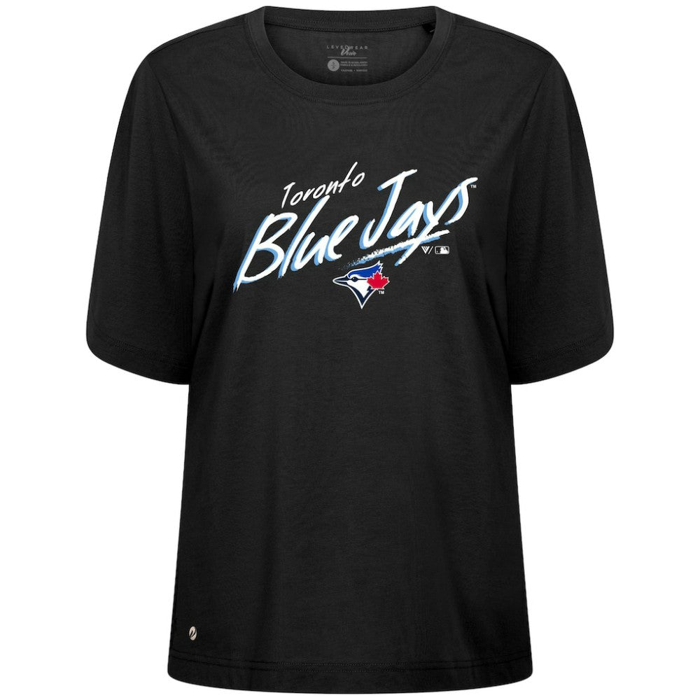 Toronto Blue Jays Levelwear Women's Bloom Sizzle T-Shirt - MLB T-shirts