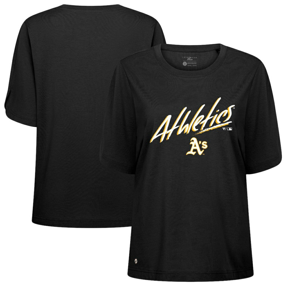 Athletics Levelwear Women's Bloom Sizzle T-Shirt - MLB T-shirts